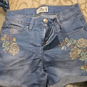 Royalty For Me Blue Denim Shorts